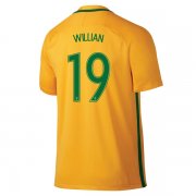 Brazil Home 2016 WILLIAN Soccer Jersey