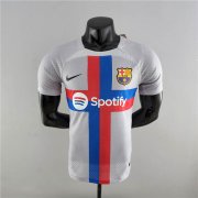 Barcelona FC 22/23 Soccer Jersey Away Grey Football Shirt (Player Version)