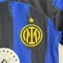 KIDS INTER MILAN 23/24 HOME BLUE FOOTBALL KIT(Shirt+Shorts)