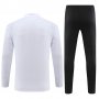 AC Milan 23/24 White Half Zipper Training Tracksuit