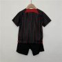 Kids Lebron James X Liverpool 23/24 Home Red Soccer Football Kit (Shirt+Shorts)