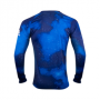 18-19 Real Madrid EA Sports Blue Long Sleeve Jerseys Shirt