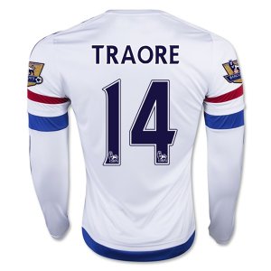 Chelsea LS Away 2015-16 TRAORE #14 Soccer Jersey