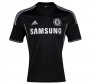 13-14 Chelsea #4 DAVID LUIZ Black Away Soccer Jersey Shirt
