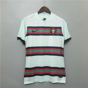 20-21 Portugal Euro 2020 Away Green Soccer Jersey Football Shirt