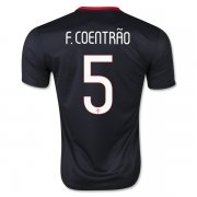 Portugal 2015-16 F. COENTRAO #5 Away Soccer Jersey