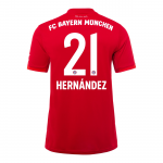 Bayern Munich Home 2019-20 Lucas Hernàndez #21 Soccer Jersey Shirt
