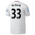 Manchester United Away 2015-16 McNair #33 Soccer Jersey