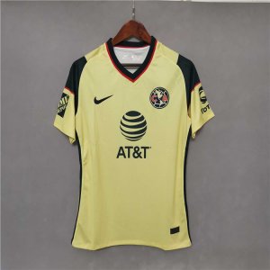 Club America 21-22 Home Yellow Soccer Jersey Football Shirt