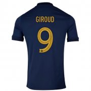 World Cup 2022 France Home Giroud Soccer Jersey Football Shirt