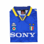 1995-96 JUVENTUS RETRO THIRD BLUE SOCCER SHIRT