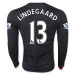 Manchester United LS Third 2015-16 LINDEGAARD #13 Soccer Jersey