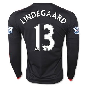 Manchester United LS Third 2015-16 LINDEGAARD #13 Soccer Jersey