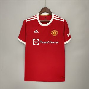 Manchester United 21-22 Kit Home Red Soccer Jersey Football Shirt