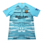 2019-20 Barcelona Goalkeeper Blue Soccer Jersey Shirt