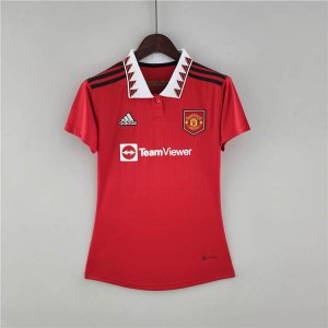 Manchester United 22/23 Home Kit Women\'s Soccer Jersey