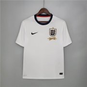 2013 England Home White Retro Soccer Jersey Football Shirt