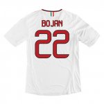 13-14 AC Milan #22 Bojan Away White Soccer Shirt