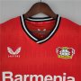 Bayer Leverkusen 22/23 Home Red Soccer Jersey Football Shirt