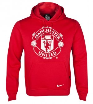 13-14 Manchester United Red Hoody Sweater