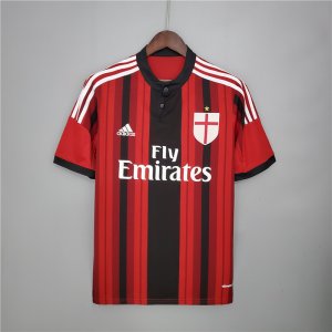 AC Milan 2014-15 Home Red Retro Soccer Shirt Jersey