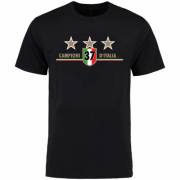 2019-20 JUVENTUS CHAMPIONS 37 BLACK T-SHIRT