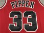 CHICAGO BULLS RED JERSEY PIPEEN #33