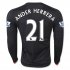 Manchester United LS Third 2015-16 ANDER HERRERA #21 Soccer Jersey