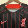 22/23 Liverpool Lebron James Joint Version Black Soccer Jersey Football Shirt