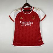 Women's Arsenal 23/24 Home Red Soccer Jersey Football Shirt