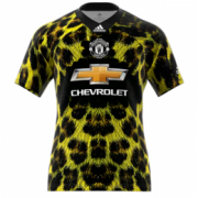 18-19 Manchester United EA Sports Green Jersey Shirt