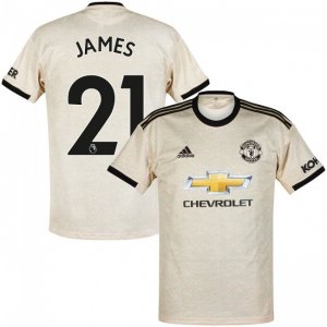 19-20 Man Utd Away Soccer Jersey Shirt JAMES #21