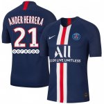 2019-20 PSG #21 Ander Herrera Home Soccer Jersey Shirt