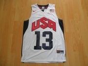2012 Olympic Team USA Chris Paul #13 White Jersey