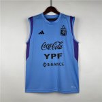 Argentina 2022 Soccer Jersey Football Blue Training Vest