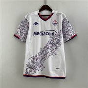 Fiorentina 23/24 Away White Football Shirt Soccer Jersey