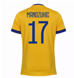 Juventus Away 2017/18 Mandzukic #17 Soccer Jersey Shirt