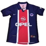 1998 PSG BLUE RETRO SOCCER SHIRT JERSEY