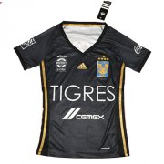 Women's Tigres UANL Away 2016/17 Black 5 starsSoccer Jersey Shirt