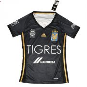 Women's Tigres UANL Away 2017/18 Black 6 starsSoccer Jersey Shirt