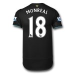 Arsenal Third 2015-16 MONREAL #18 Soccer Jersey