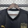 Peñarol 2025/26 Black Soccer Jersey Shirt