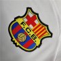 Barcelona FC 23/24 Soccer Jersey Away White Long Sleeve Football Shirt