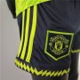 Kids Manchester United 22/23 Third Green Soccer Kit (Shirt+Shorts)