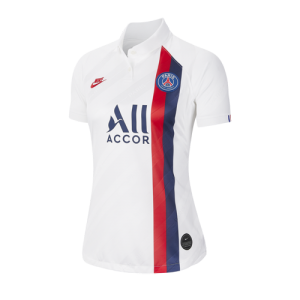 2019-20 PSG Third White Womens\' Soccer Jersey Shirt