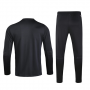 Argentina 2020 Black Zipper Sweat Kit (Top+Pants)