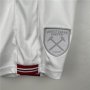 Kids West Ham United 23/24 Away White Football Kits(Shirt+Shorts)