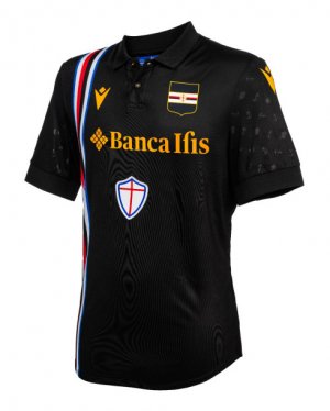UC Sampdoria 23/24 Third Black Soccer Jersey Shirt