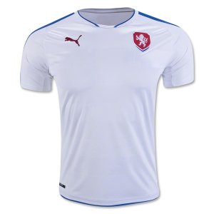 Czech Republic Away Euro 2016 Soccer Jersey