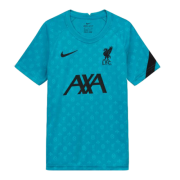 Liverpool 20-21 Blue Training Football Jersey Shirt